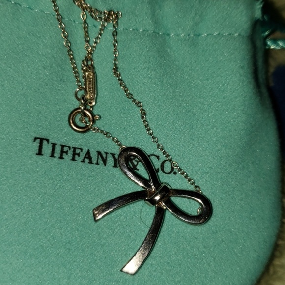 Tiffany & Co. Jewelry - TIFFANY LARGE RIBBON BOW PENDANT